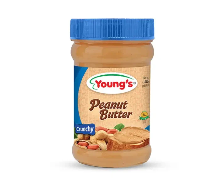 Youngs Peanut Butter Crunchy 450gm