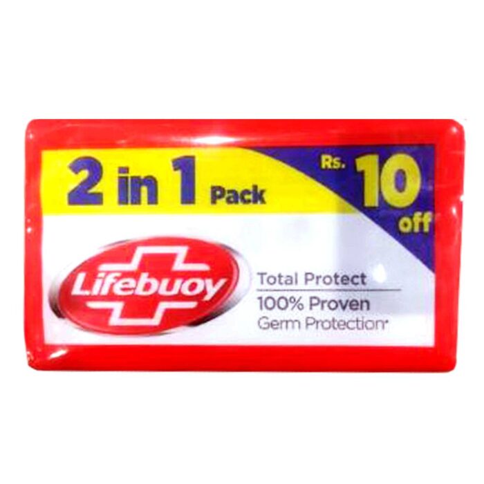 Lifebuoy Total Protect Soap 2In1128Gm